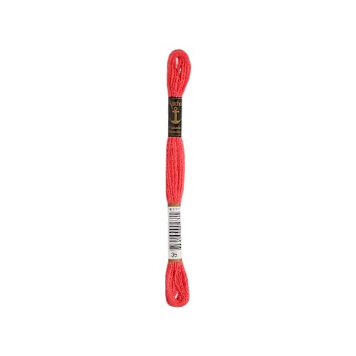 Sticktwist 8 m pro Strang 00035-ERDBEERROT von Anchor