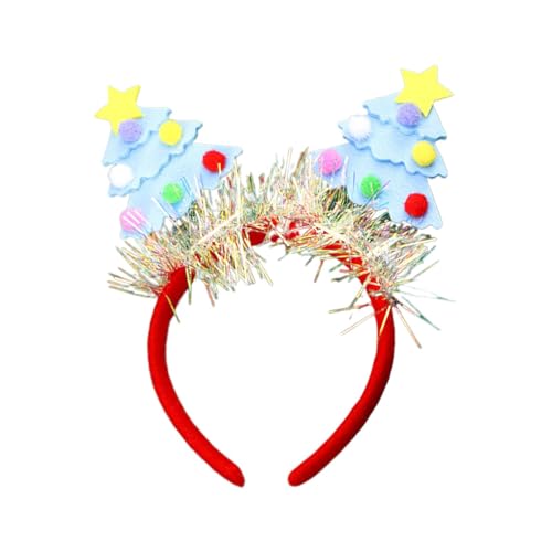 Ancsttu Weihnachtshaarreifen,Weihnachtskopfschmuck,Weihnachtsbaum Haarband für Cosplay - Weihnachtsparty-Zubehör für Firmenveranstaltungen, Schulaufführungen, Weihnachtsfeiern von Ancsttu