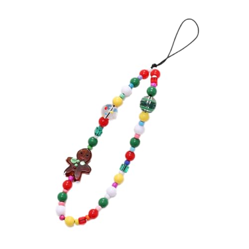 Anevous 1 Stück Bunte Acrylkette Handykette, Kurz Universal Handy Lanyard Handy Perlen Handyband, Handy Kette Frauen Handy Schmuck für Meisten Handyhüllen Handy Anhänger,Stil L von Anevous