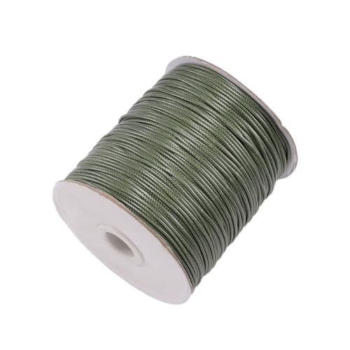 Anevous 10M x 2mm Lederschnur, Vintage Reißfeste Lederband, Gewachst Perlenschnur, Basteln Lederbänder, Lederband Kette für Armband Halskette, Schmuck, DIY Handwerk,Armeegrün Anevous 10M x 2mm Lederschnur, Vintage Reißfeste Lederband, Gewachst Perlenschnur, Basteln Lederbänder, Lederband Kette für Armband Halskette, Schmuck, DIY Handwerk,Armeegrün von Anevous