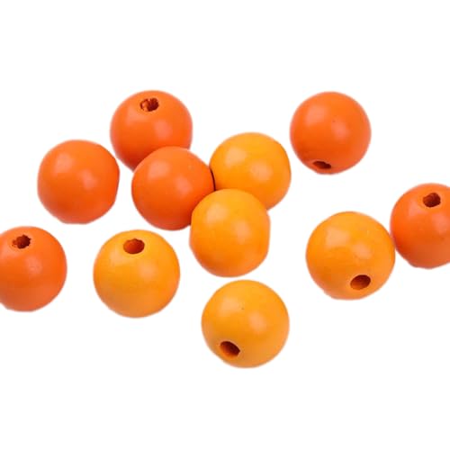 Anevous 200 Stück Holzperlen zum auffädeln 16 mm Lose Rund Holzperlen, Holzkugeln mit Loch Bastelnperlen Holz Perlen zum Basteln für Armband Halskette DIY Dekorationen Schmuck Herstellung,Orange Anevous 200 Stück Holzperlen zum auffädeln 16 mm Lose Rund Holzperlen, Holzkugeln mit Loch Bastelnperlen Holz Perlen zum Basteln für Armband Halskette DIY Dekorationen Schmuck Herstellung,Orange von Anevous