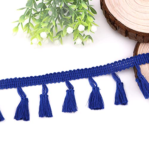 Anevous 3 Yards Quaste Spitzenband 4 cm Quastenborte Band zum Nähen Spitze Borte Quastenband, Fransenborte Quaste Trimmen für DIY Kleidung, Vorhang Tischdecke Dekorieren,Königsblau Anevous 3 Yards Quaste Spitzenband 4 cm Quastenborte Band zum Nähen Spitze Borte Quastenband, Fransenborte Quaste Trimmen für DIY Kleidung, Vorhang Tischdecke Dekorieren,Königsblau von Anevous