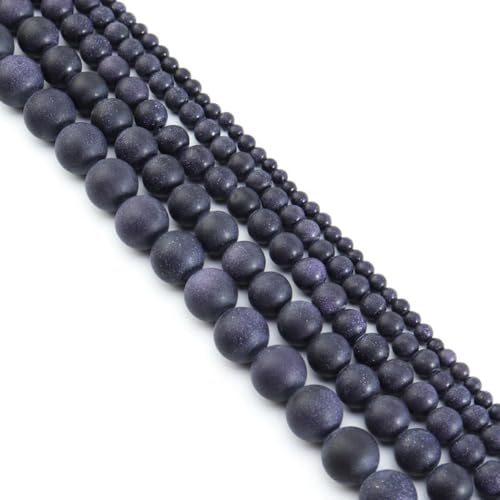 Anevous 45 Stück Achatperlen, Lose Runde Perlen mit Loch Mattiertem Achat Edelstein Perlen zum Auffädeln, Bastelperlen Schmuck für DIY Schmuckherstellung, Halskette, Armbänder,Dunkelblau 8mm Anevous 45 Stück Achatperlen, Lose Runde Perlen mit Loch Mattiertem Achat Edelstein Perlen zum Auffädeln, Bastelperlen Schmuck für DIY Schmuckherstellung, Halskette, Armbänder,Dunkelblau 8mm von Anevous