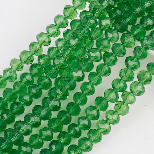 Anevous 68 Stück Glasperlen zum Auffädeln, Facettierte Perlen mit Loch, Basteln Perlen Schmuck, DIY Bastelperlen für Halskette, Armband, Schmuckherstellung Handwerk,Grün 8mm Anevous 68 Stück Glasperlen zum Auffädeln, Facettierte Perlen mit Loch, Basteln Perlen Schmuck, DIY Bastelperlen für Halskette, Armband, Schmuckherstellung Handwerk,Grün 8mm von Anevous