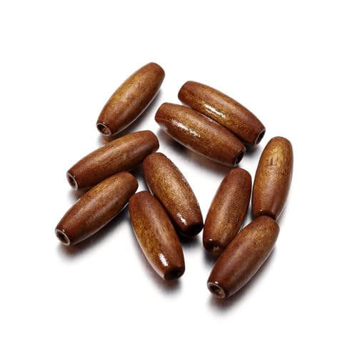 Anevous 750 Stück Oval Holzperlen, 2,5mm Oval Lose Perlen mit Loch Auffädeln Wooden Beads zum Basteln für DIY Ohrringe, Schmuckherstellung, Armband Halsketten,Braun Anevous 750 Stück Oval Holzperlen, 2,5mm Oval Lose Perlen mit Loch Auffädeln Wooden Beads zum Basteln für DIY Ohrringe, Schmuckherstellung, Armband Halsketten,Braun von Anevous