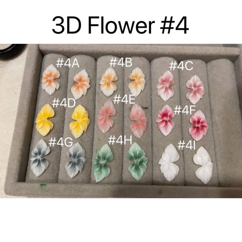 3D Acryl Blumennagel, Handgemachte Blume Für Nagel von AngkorMoonNail