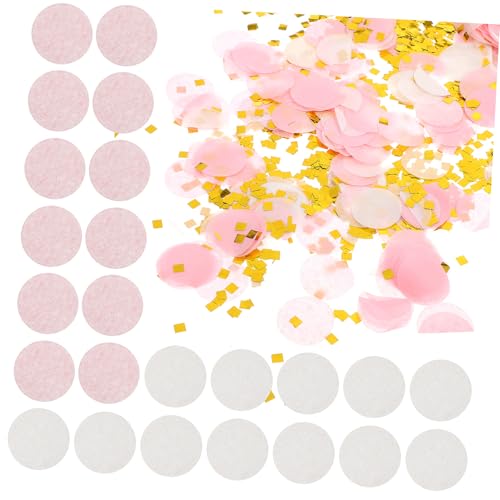 Angoily 1 Packung Füllpapier Konfetti Dots Pastellrosa Dekorative Streudeko für Hochzeiten Geburtstagsfeiern und Feste für Ballons und Tischdekorationen mit Schimmerndem Folienakzent Angoily 1 Packung Füllpapier Konfetti Dots Pastellrosa Dekorative Streudeko für Hochzeiten Geburtstagsfeiern und Feste für Ballons und Tischdekorationen mit Schimmerndem Folienakzent von Angoily