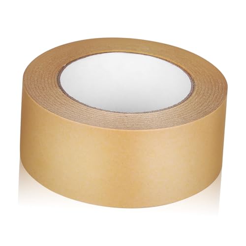 Angoily 1 Rolle Klebeband aus Kraftpapier Klebstoff UV-Klebeband doppelseitiges klebeband strapazierfähig gelbes Band papier klebeband washi-tape Packbandpapier Packband aus Papier von Angoily