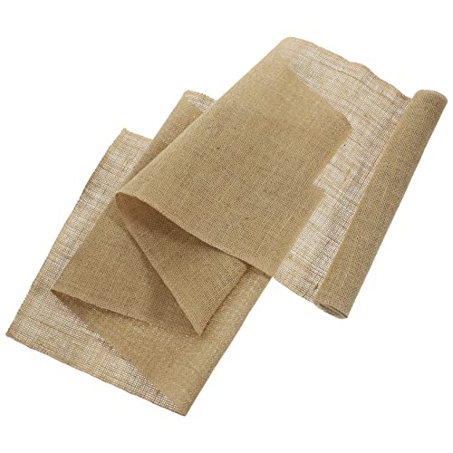 Angoily 1 Rolle Rustikaler Tischläufer aus Sackleinen Beige hessisch Party Jute Hochzeit Gewebte Sackleinenläufer für Tisch Farmhouse Tischläufer Bettwäsche aus Baumwolle Angoily 1 Rolle Rustikaler Tischläufer aus Sackleinen Beige hessisch Party Jute Hochzeit Gewebte Sackleinenläufer für Tisch Farmhouse Tischläufer Bettwäsche aus Baumwolle von Angoily
