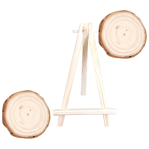 Angoily 1 Satz Protokollstücke Requisiten Bild steht für Anzeige Staffelei stehen DIY-Ornamente Miniatur Zeichenständer leer Holzscheibe und Ständer unfertige Holzscheiben Angoily 1 Satz Protokollstücke Requisiten Bild steht für Anzeige Staffelei stehen DIY-Ornamente Miniatur Zeichenständer leer Holzscheibe und Ständer unfertige Holzscheiben von Angoily