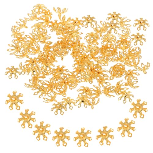 Angoily 100 Stück Endkappen Für Kupferperlen Quastenkappen Endkappen Für Schmuckherstellung Basteln Schlüssel Goldene Perlenkappen Pastellperlen Niedliche Abstandshalter Angoily 100 Stück Endkappen Für Kupferperlen Quastenkappen Endkappen Für Schmuckherstellung Basteln Schlüssel Goldene Perlenkappen Pastellperlen Niedliche Abstandshalter von Angoily