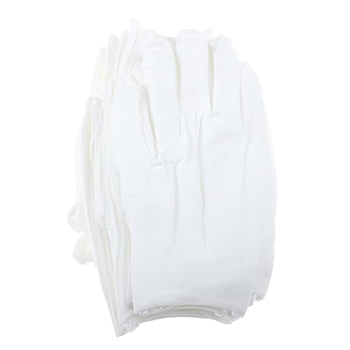 Angoily 12 Paar Handschuhe Arm Pannensicher Ringelblume Ofen Baumwolle Für Damen Über Nacht Feuchtigkeitsspendend Grad Dünne Baumwolle Brombeere Baumwolle Neon Weiß Baumwollgarn von Angoily