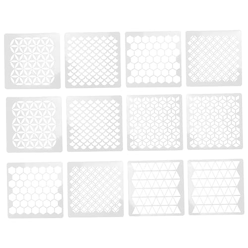 Angoily 12 Stück Wandmalerei Vorlagenschablonen Zum Malen Geometrische Wabenschablonen Stoff Wandkunst Zahlen Benutzerdefinierte Raumdekoration Heimdekor Vorlagen Malen DIY Angoily 12 Stück Wandmalerei Vorlagenschablonen Zum Malen Geometrische Wabenschablonen Stoff Wandkunst Zahlen Benutzerdefinierte Raumdekoration Heimdekor Vorlagen Malen DIY von Angoily