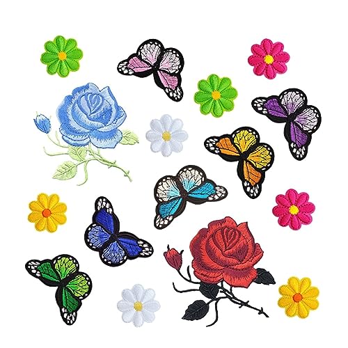 Angoily 16Stücke Teiliges Patches Zum Aufbügeln Exquisite Stickerei Für Kleidung Taschen Hüte Jeans Und Mehr Einfach Anzubringen Langlebige Materialien Vielseitige Angoily 16Stücke Teiliges Patches Zum Aufbügeln Exquisite Stickerei Für Kleidung Taschen Hüte Jeans Und Mehr Einfach Anzubringen Langlebige Materialien Vielseitige von Angoily