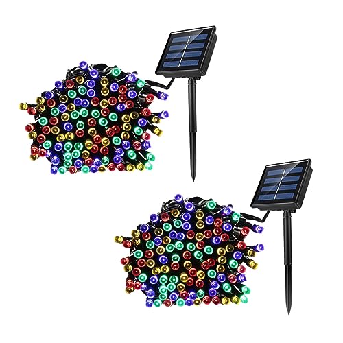 Angoily 2 Sätze Solarbetriebene Led-lampen Im Freien Wasserdicht Led-glühbirne Glühbirnen Lichter Netz Solar- Yard Led-solarleuchten Solarbetriebene Led-leuchten Abs von Angoily