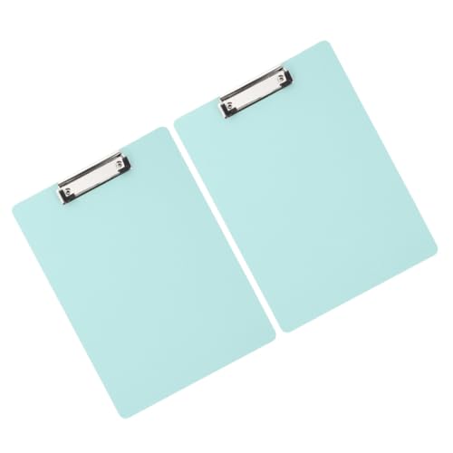 Angoily 2 Stück Klemmbrett Mappe in Pastellgrün Multifunktionales Schreibbrett mit Stabilem Clip Portabel für Büro Schule und Konferenzen Langlebiges Organizer Board für Dokumente und Angoily 2 Stück Klemmbrett Mappe in Pastellgrün Multifunktionales Schreibbrett mit Stabilem Clip Portabel für Büro Schule und Konferenzen Langlebiges Organizer Board für Dokumente und von Angoily