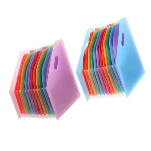 Angoily 2 Stück Mappe Akkordeonordner für Dokumente Akkordeon-Ordner-Datei-Organizer Akkordeon-Fall Akkordeondateiorganisator Datei Akkordeon Organizer Plastik Colorful Angoily 2 Stück Mappe Akkordeonordner für Dokumente Akkordeon-Ordner-Datei-Organizer Akkordeon-Fall Akkordeondateiorganisator Datei Akkordeon Organizer Plastik Colorful von Angoily