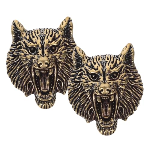 Angoily 2 Stück Wolfskopf Schnalle DIY Taschenknopf Wolfszubehör Nieten Schnallen Hand Wolfskopf Knopf Set Zubehör Schicke Knöpfe Schicke Schnalle Vintage Wolfsniete Angoily 2 Stück Wolfskopf Schnalle DIY Taschenknopf Wolfszubehör Nieten Schnallen Hand Wolfskopf Knopf Set Zubehör Schicke Knöpfe Schicke Schnalle Vintage Wolfsniete von Angoily