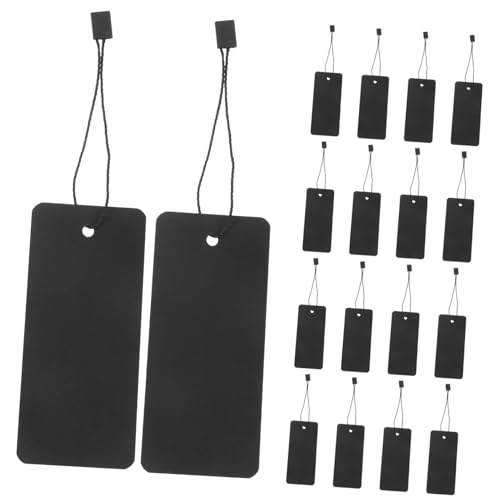 Angoily 200 Satz Teiliges Schwarze Preisschilder mit Faden Papieranhänger für Kleidung Beschreibbare Etiketten mit Vorgestanztem Vielseitig für Schmuck Textilien und Einzelhandel Leicht Angoily 200 Satz Teiliges Schwarze Preisschilder mit Faden Papieranhänger für Kleidung Beschreibbare Etiketten mit Vorgestanztem Vielseitig für Schmuck Textilien und Einzelhandel Leicht von Angoily