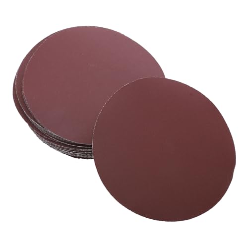 Angoily 20St Sandpapier polierpads polishing pad Dauerhafte Schleifpapier politur pads schleifpad Schleifer Betonbohrer nasses trockenes Schleifpapier Schleifscheiben Sandmaterial rot von Angoily