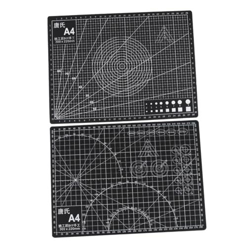 Angoily 2Stücke Handgefertigte Doppelseitige Selbstheilende Schneidematte Rutschfeste Bastelunterlage für DIY Projekte für Quilten Glasschneiden und Modellbau Angoily 2Stücke Handgefertigte Doppelseitige Selbstheilende Schneidematte Rutschfeste Bastelunterlage für DIY Projekte für Quilten Glasschneiden und Modellbau von Angoily