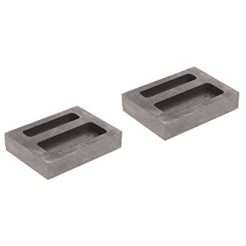 Angoily 2stücke Graphit Gussform Für Metallguss Zwei Zum Schmelzen Und Gießen Von Gold Aluminium Und Kupfer Geeignet Für Präzise Metallteile Und Experimente Hitzebeständig Und Angoily 2stücke Graphit Gussform Für Metallguss Zwei Zum Schmelzen Und Gießen Von Gold Aluminium Und Kupfer Geeignet Für Präzise Metallteile Und Experimente Hitzebeständig Und von Angoily