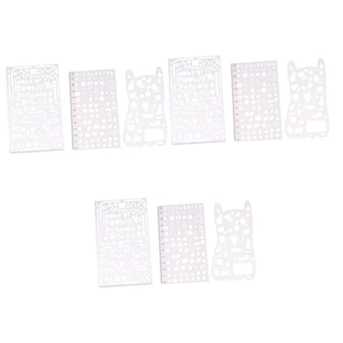 Angoily 3 Sätze Lesezeichen Mit Hohlmaß Für Tagebuch Und Zeichnungen Multifunktionale Schablonen Für Graffiti Für Handwerk Und Scrapbooking 3 Stücke * 3 Angoily 3 Sätze Lesezeichen Mit Hohlmaß Für Tagebuch Und Zeichnungen Multifunktionale Schablonen Für Graffiti Für Handwerk Und Scrapbooking 3 Stücke * 3 von Angoily