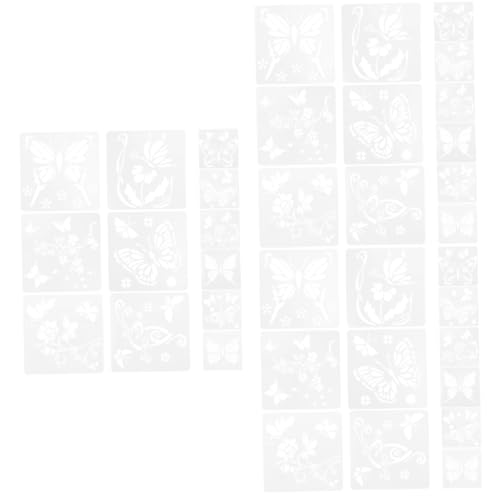 Angoily 3 Sätze Teiliges Schmetterlings Schablonen Für Diy Projekte Wiederverwendbare Malvorlagen Für Wände Möbel Und Kunsthandwerk Für Erwachsene 12 Stück * 3 Angoily 3 Sätze Teiliges Schmetterlings Schablonen Für Diy Projekte Wiederverwendbare Malvorlagen Für Wände Möbel Und Kunsthandwerk Für Erwachsene 12 Stück * 3 von Angoily