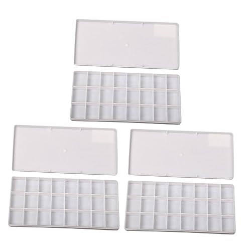 Angoily 3 Stück Fächer Pigment Aufbewahrungsbox für Wasserfarbe Mischpalette für Malerei Leicht und Einfach zu Reinigen für Künstlerbedarf Angoily 3 Stück Fächer Pigment Aufbewahrungsbox für Wasserfarbe Mischpalette für Malerei Leicht und Einfach zu Reinigen für Künstlerbedarf von Angoily