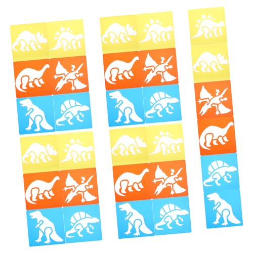 Angoily 30 Stück Diy Dinosaur Schablonen für Flexible und Wiederverwendbare Malvorlagen für Bastelprojekte und Scrapbooking Angoily 30 Stück Diy Dinosaur Schablonen für Flexible und Wiederverwendbare Malvorlagen für Bastelprojekte und Scrapbooking von Angoily