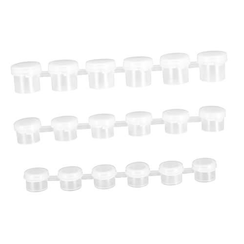 Angoily 30 Stück Leere Kiste Bemalen Silikonmatten Für Harz Farbbehälter Hautpflegebehälter Farbprüfer Coghlans Plastikschale Perlenschale Keramikfarbe Palette Farbstreifen Pp Transparent Angoily 30 Stück Leere Kiste Bemalen Silikonmatten Für Harz Farbbehälter Hautpflegebehälter Farbprüfer Coghlans Plastikschale Perlenschale Keramikfarbe Palette Farbstreifen Pp Transparent von Angoily