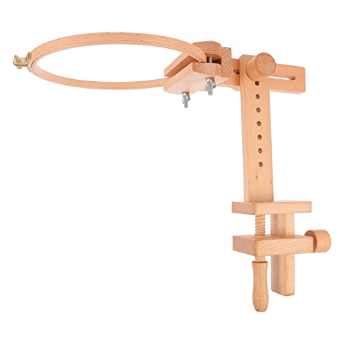 Angoily 360Grad Runder Stickrahmenständer Holz DIY Kreuzstich Rack mit Stickringen Verstellbar und Tragbar für Handarbeiten und Projekte Lösung für Hobbyisten Angoily 360Grad Runder Stickrahmenständer Holz DIY Kreuzstich Rack mit Stickringen Verstellbar und Tragbar für Handarbeiten und Projekte Lösung für Hobbyisten von Angoily