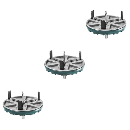 Angoily 3Pcs Lochsäge für die Holzbearbeitung Brettöffner verjüngt Lochschneider Bohrer Tür runden Anlage holzbearbeitungsmaschinen holzbohrer Holzbearbeitungswerkzeug Rundbohrer Legierung von Angoily