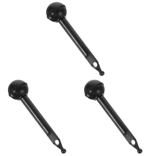 Angoily 3st Knopf Für Drehmaschine Stange Prise Zeitliche Koordinierung Dip-gürtel -schalthebel Stift Block Halter Griffe Gewicht Spanner Unterlage Verriegelung Schub Eisen Black von Angoily