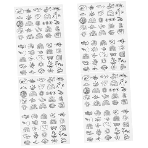 Angoily 4 Blätter Wasserlösliches Stickvlies Selbstklebendes Stickpapier für Handnähen und Diy Projekte für Stoffe Einfach Abreißbar Passend für Verschiedene Rahmengrößen Sorgt für Stabile Angoily 4 Blätter Wasserlösliches Stickvlies Selbstklebendes Stickpapier für Handnähen und Diy Projekte für Stoffe Einfach Abreißbar Passend für Verschiedene Rahmengrößen Sorgt für Stabile von Angoily