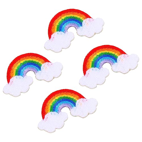 Angoily 4 Stück Regenbogen Stoffaufkleber Bestickte Regenbogen Applikation Regenbogen Stickerei Aufnäher Regenbogen Nähflicken Regenbogen Pastell Flicken Regenbogen Patch Für Angoily 4 Stück Regenbogen Stoffaufkleber Bestickte Regenbogen Applikation Regenbogen Stickerei Aufnäher Regenbogen Nähflicken Regenbogen Pastell Flicken Regenbogen Patch Für von Angoily