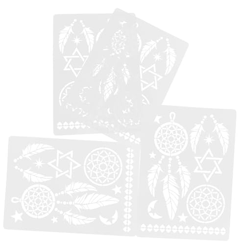 Angoily 4 Stück Teiliges Mandala Malerei Schablonen Wiederverwendbare Diy Schablonen für Wand und Bodenmalerei Vielseitige Malvorlagen für Projekte und Dekorationen Angoily 4 Stück Teiliges Mandala Malerei Schablonen Wiederverwendbare Diy Schablonen für Wand und Bodenmalerei Vielseitige Malvorlagen für Projekte und Dekorationen von Angoily