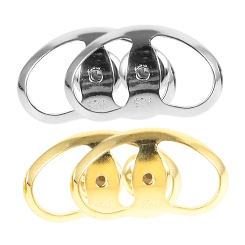 Angoily 4 Stück Teiliges Ohrstecker Verschluss aus Langlebige Ohrschmuck Stopper Komfortable Halterung für Schwere Ohrringe Geeignet zum Basteln und Reparieren Ohrstecker Zubehör Angoily 4 Stück Teiliges Ohrstecker Verschluss aus Langlebige Ohrschmuck Stopper Komfortable Halterung für Schwere Ohrringe Geeignet zum Basteln und Reparieren Ohrstecker Zubehör von Angoily