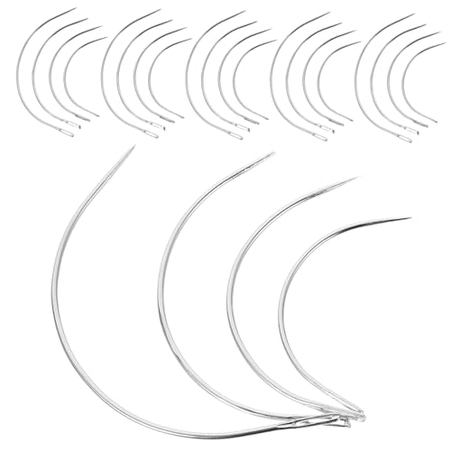 Angoily 48 Stück großer Augengreifer Stickerei Tapisserie arbeiten Webnadel Stricken gebogene Nähnadeln zum Handnähen c gebogene Nadeln Nähnadeln Hand Nadelweben Silver Angoily 48 Stück großer Augengreifer Stickerei Tapisserie arbeiten Webnadel Stricken gebogene Nähnadeln zum Handnähen c gebogene Nadeln Nähnadeln Hand Nadelweben Silver von Angoily
