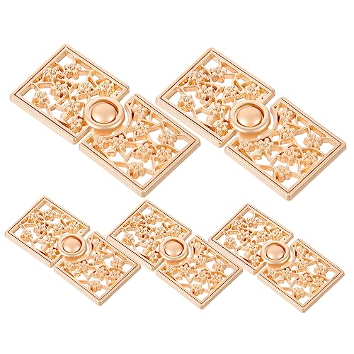 Angoily 5 Paar Metall Umhangschnallen Schalringe Cape Verschluss Bronzefarbene Cape Aufnähknöpfe Cheongsam Schnallen Kleiderverschluss Druckknöpfe Schalnadel Vintage Angoily 5 Paar Metall Umhangschnallen Schalringe Cape Verschluss Bronzefarbene Cape Aufnähknöpfe Cheongsam Schnallen Kleiderverschluss Druckknöpfe Schalnadel Vintage von Angoily