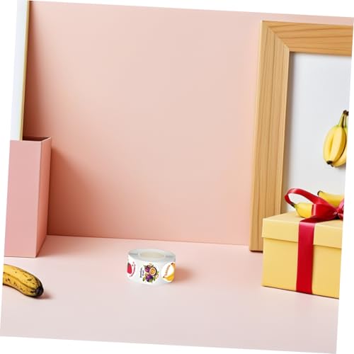 Angoily 5 Rollen Fruchtaufkleber Runde Selbstklebende Etiketten mit Starker Haftung Realistische Obstmotive für Geschenkverpackungen Umschlagversiegelung Party Dekorationen und Lehrer Angoily 5 Rollen Fruchtaufkleber Runde Selbstklebende Etiketten mit Starker Haftung Realistische Obstmotive für Geschenkverpackungen Umschlagversiegelung Party Dekorationen und Lehrer von Angoily