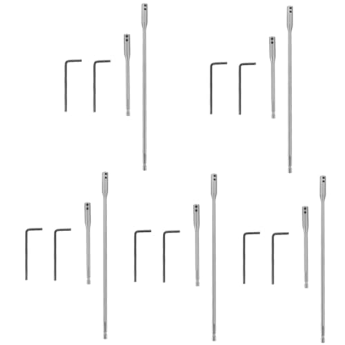 Angoily 5 Sätze Pleuelstange Bohrerkoffer Schlüssel Mitaktionär Gefäßbits Elektroschrauber Punkt Inhaber bohrer verlängerung Bit- Bohrer Handwerkzeug Tischlerhandwerkzeug Metall von Angoily