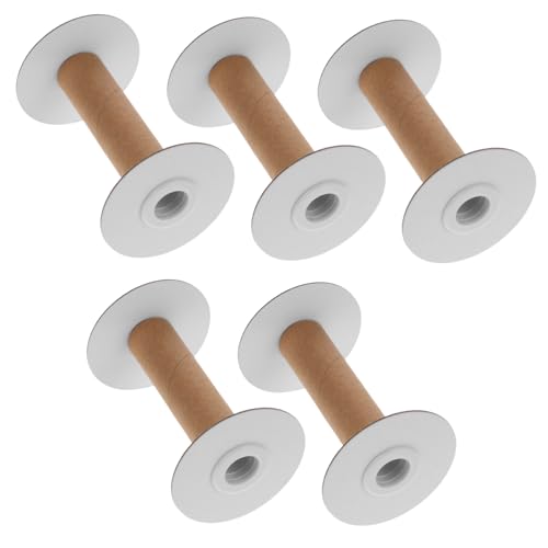 Angoily 5 Stück Spulenlager weben Garnrollen für das Handwerk Stickspulen nähspulen für zu hause Garnspulen Garnspulen Nähwickelwerkzeug Heimwickelspulen Nähspulen für DIY Papier Weiß Angoily 5 Stück Spulenlager weben Garnrollen für das Handwerk Stickspulen nähspulen für zu hause Garnspulen Garnspulen Nähwickelwerkzeug Heimwickelspulen Nähspulen für DIY Papier Weiß von Angoily