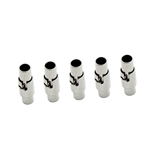 Angoily 5 Stück Teiliges Lederband Enden mit Magnetischem Verschluss Innendurchmesser Einfach zu Öffnen und Schließen für Armband und Halsketten DIY Projekte Angoily 5 Stück Teiliges Lederband Enden mit Magnetischem Verschluss Innendurchmesser Einfach zu Öffnen und Schließen für Armband und Halsketten DIY Projekte von Angoily