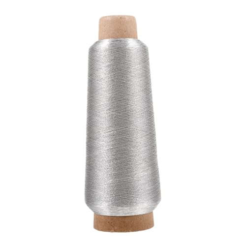 Angoily 5000 Nähgarn Stickgarne Goldfaden Goldschnur golden Goldgarn overlock nähmaschine metallisches Stickgarn metallischer Faden metallisches Stickmaschinengarn Silver Angoily 5000 Nähgarn Stickgarne Goldfaden Goldschnur golden Goldgarn overlock nähmaschine metallisches Stickgarn metallischer Faden metallisches Stickmaschinengarn Silver von Angoily