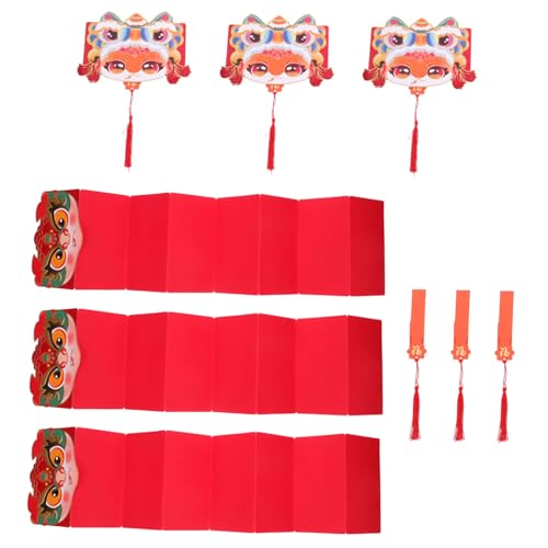Angoily 6 Stück Teiliges Chinesische Neujahr Rote Umschläge Glücksgeldumschläge Jahr der Schlange mit Cartoon Schlangenmotiv Traditionelle Hongbao für Festlichkeiten und Geschenke Angoily 6 Stück Teiliges Chinesische Neujahr Rote Umschläge Glücksgeldumschläge Jahr der Schlange mit Cartoon Schlangenmotiv Traditionelle Hongbao für Festlichkeiten und Geschenke von Angoily