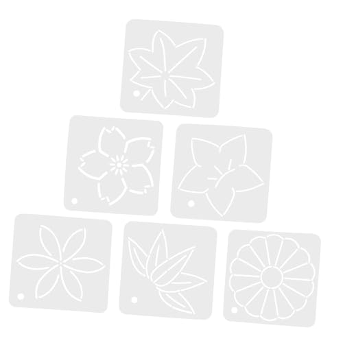 Angoily 6 Stück Teiliges Patchwork Schablonen mit Blumenmotiv Transparentes Quilting Lineal für Präzises Nähen und DIY Handwerksprojekte Vielseitiges Schneiderwerkzeug für Kreative Angoily 6 Stück Teiliges Patchwork Schablonen mit Blumenmotiv Transparentes Quilting Lineal für Präzises Nähen und DIY Handwerksprojekte Vielseitiges Schneiderwerkzeug für Kreative von Angoily