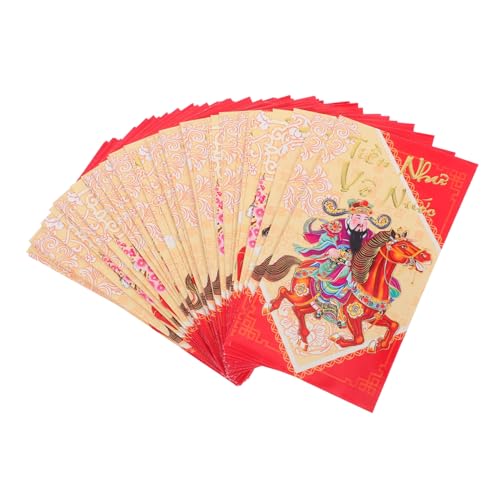 Angoily 60 Stück Rote Umschläge Vietnamesisches Neues Jahr Pferdejahr Lunar Year Geldbeutel Asiatische Neujahrsumschläge Festliche Geschenkverpackung Premium Papier Angoily 60 Stück Rote Umschläge Vietnamesisches Neues Jahr Pferdejahr Lunar Year Geldbeutel Asiatische Neujahrsumschläge Festliche Geschenkverpackung Premium Papier von Angoily