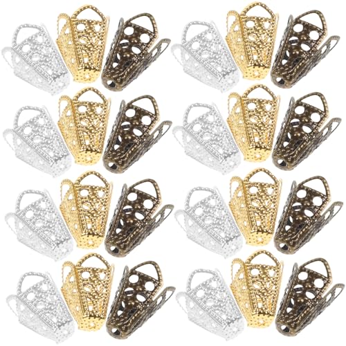 Angoily 60 Stück Teiliges Vintage Perlenkappen Blütenform Metall Schmuckzubehör für Armband Halskette Ohrringe DIY Schmuckherstellung Mehrzweck Dekoration für Besondere Perlen Armbänder Angoily 60 Stück Teiliges Vintage Perlenkappen Blütenform Metall Schmuckzubehör für Armband Halskette Ohrringe DIY Schmuckherstellung Mehrzweck Dekoration für Besondere Perlen Armbänder von Angoily