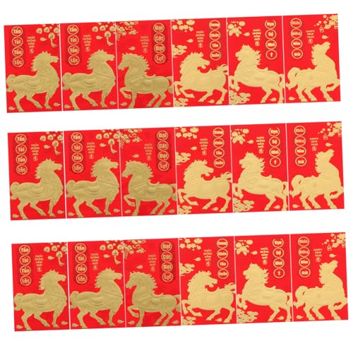 Angoily 60 Stück Traditionelle Rote Umschläge Jahr Des Pferdes Vietnamesische Neujahrsumschläge Spring Festival Geldbeutel mit Verschiedenen Mustern für Hochzeit Geburtstag Angoily 60 Stück Traditionelle Rote Umschläge Jahr Des Pferdes Vietnamesische Neujahrsumschläge Spring Festival Geldbeutel mit Verschiedenen Mustern für Hochzeit Geburtstag von Angoily